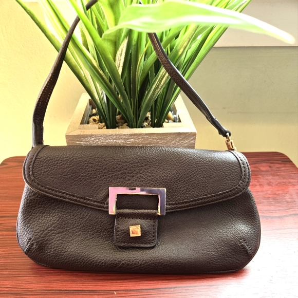 Liz Claiborne Clutch/Wrislet Bag Chocolate Brown - Picture 1 of 5